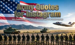Army Quotes for Instagram: 593+ Powerful Military Captions, Patriotic Quotes & Soldier Sayings