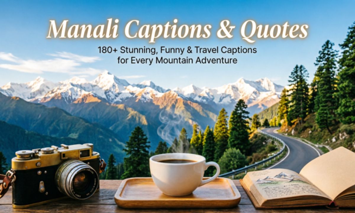 Manali Captions and Quotes for Instagram: 180+ Stunning, Funny & Travel Captions for Every Mountain Adventure