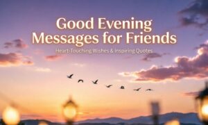 Evening Message: 371+ Best Good Evening Messages for Friends, Heart-Touching Wishes & Inspiring Quotes (2026)