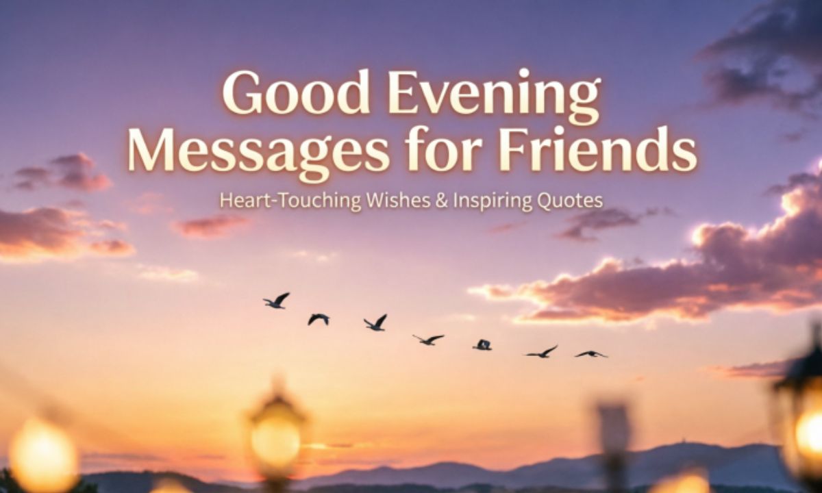 Evening Message: 371+ Best Good Evening Messages for Friends, Heart-Touching Wishes & Inspiring Quotes (2026)