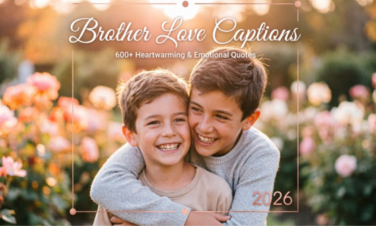 Meri top pick: Brother Love Captions: 600+ Heartwarming & Emotional Quotes for Instagram 2026