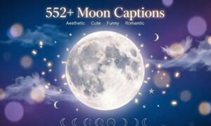 Moon Captions for Instagram: 552+ Aesthetic, Cute, Funny & Romantic Moon Quotes (2026)