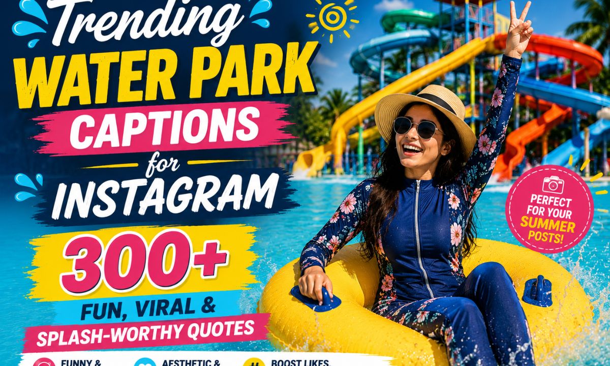 Trending Water Park Captions for Instagram: 300+ Fun, Viral & Splash-Worthy Quotes