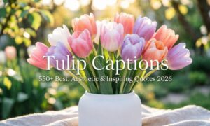 Tulip Captions: 550+ Best, Aesthetic & Inspiring Quotes for Instagram 2026