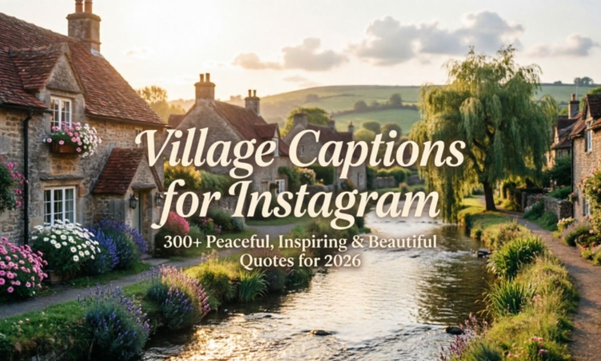 Village Captions for Instagram: 300+ Peaceful, Inspiring & Beautiful Quotes for 2026