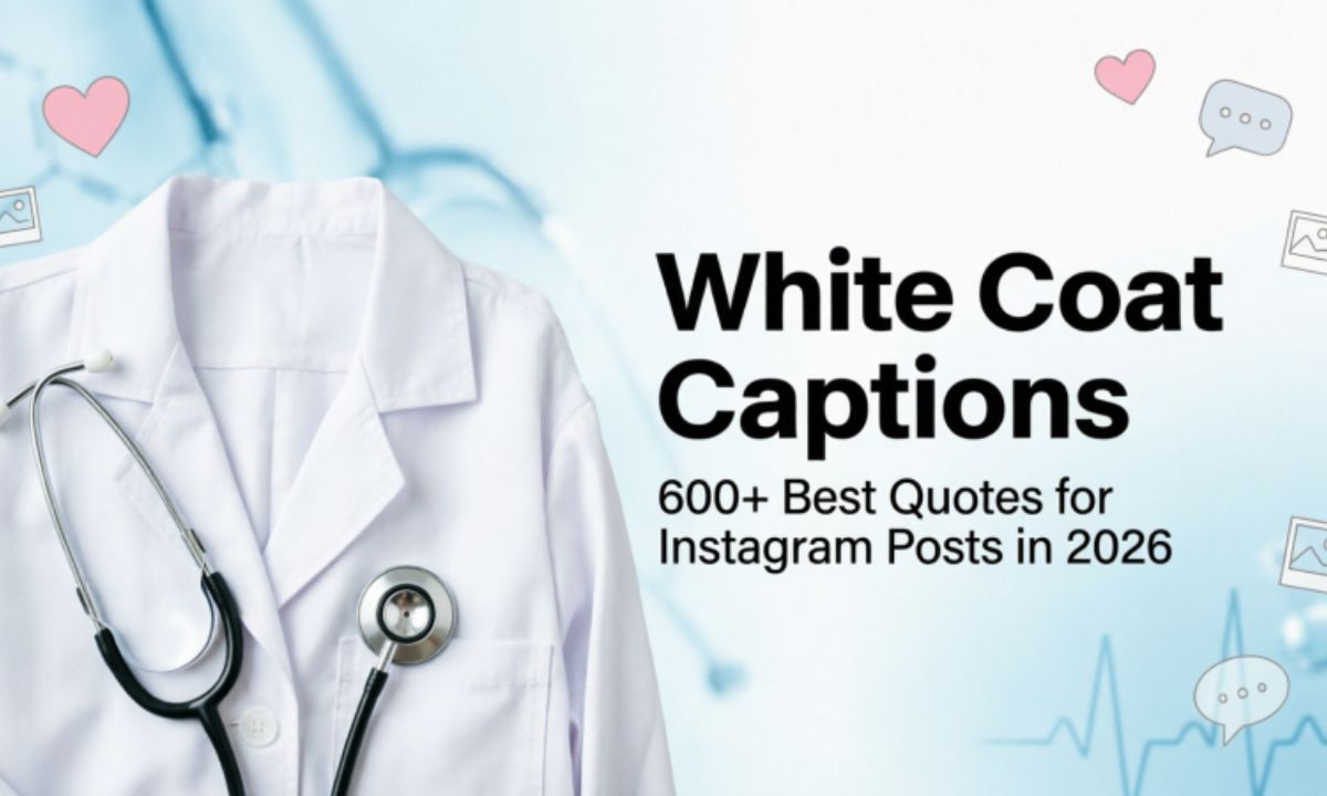 White Coat Captions: 600+ Best Quotes for Instagram Posts in 2026