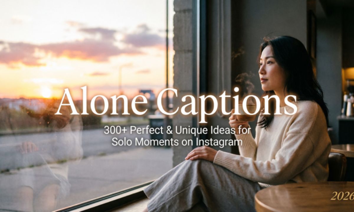 Alone Captions: 300+ Perfect & Unique Ideas for Solo Moments on Instagram 2026