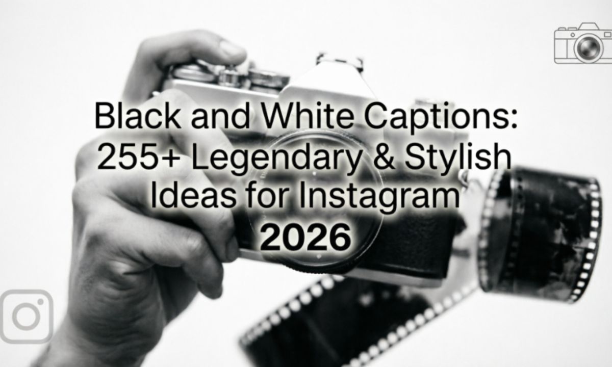 Black and White Captions: 255+ Legendary & Stylish Ideas for Instagram 2026