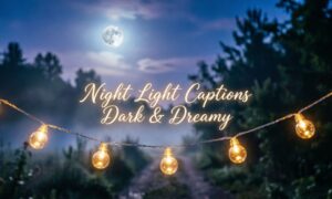 Night Light Captions: 340+ Dark & Dreamy Ideas That Perfectly Match Your Vibe
