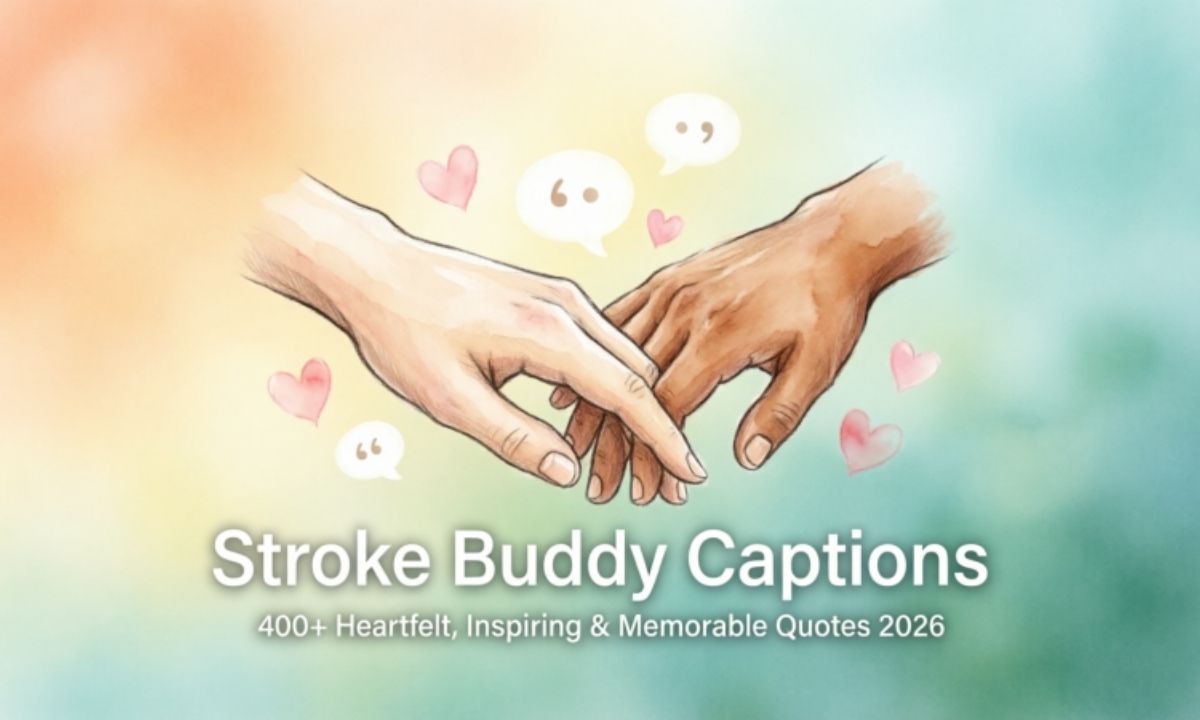 Stroke Buddy Captions for Instagram: 400+ Heartfelt, Inspiring & Memorable Quotes 2026