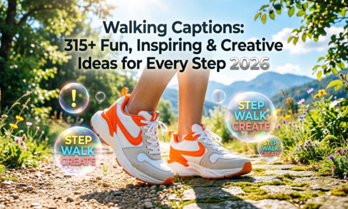Walking Captions: 315+ Fun, Inspiring & Creative Ideas for Every Step 2026