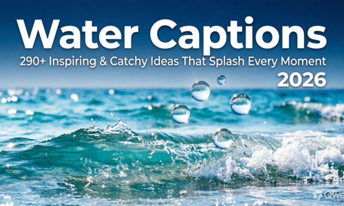 Water Captions: 290+ Inspiring & Catchy Ideas That Splash Every Moment 2026