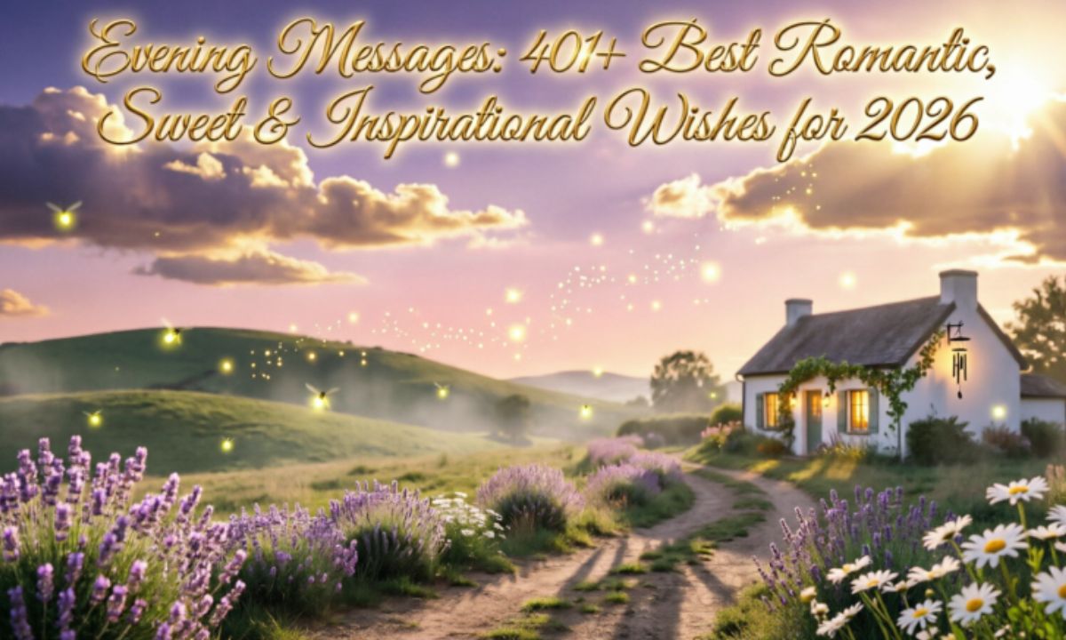 Evening Messages: 401+ Best Romantic, Sweet & Inspirational Wishes for 2026